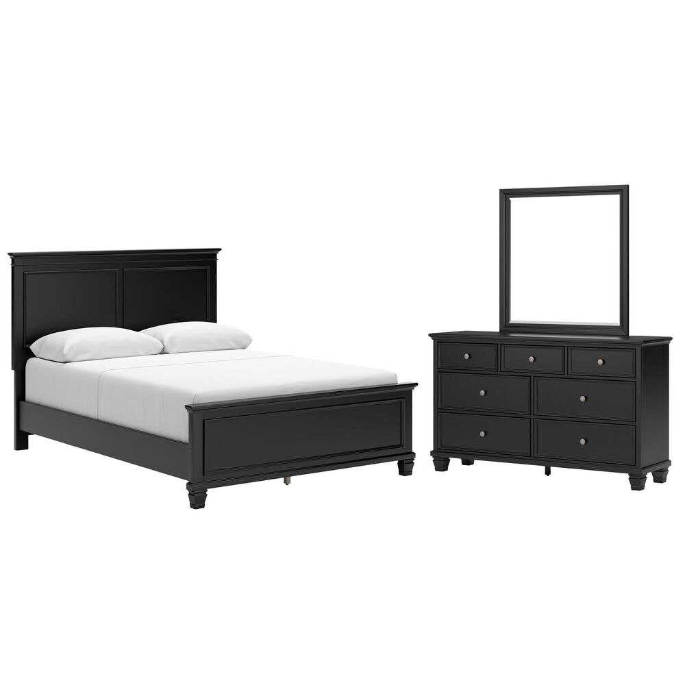 Ashley Lanolee 3-Piece Queen Bedroom Set in Black, , large
