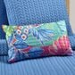 J. Queen Bold Hanalei 12" x 20" Lumbar Pillow in Aqua, Orange, Pink, and Blue, , large