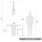 Golden Lighting Payton 3-Light Pendant in Brushed Champagne Bronze, , large