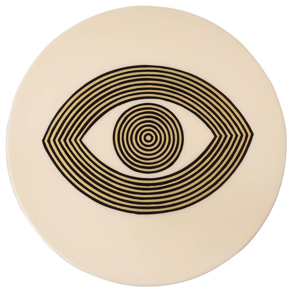 Tov Furniture Eye Side Table in Brass, , large