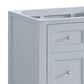 James Martin Vanities Breckenridge 30" Single Bathroom Vanity Cabinet in Serenity Blue, , large