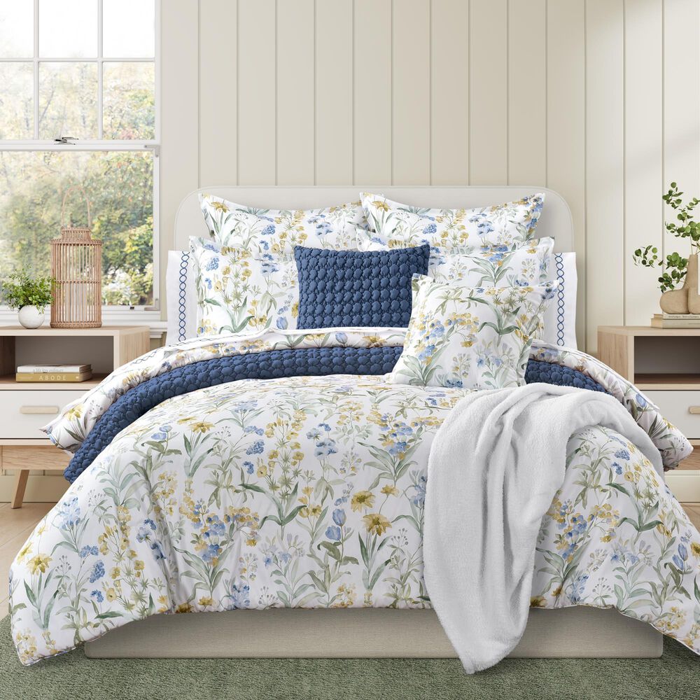 J. Queen New York Tallulah 3-Piece King/California King Comforter Set in Blue, , large