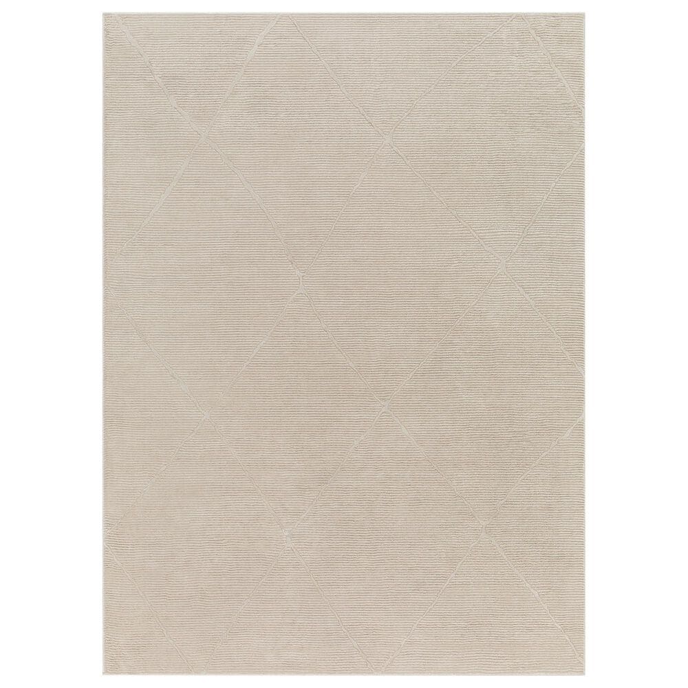 Surya Alder ALD-2301 1"11" x 3"9" Taupe and Tan Area Rug, , large