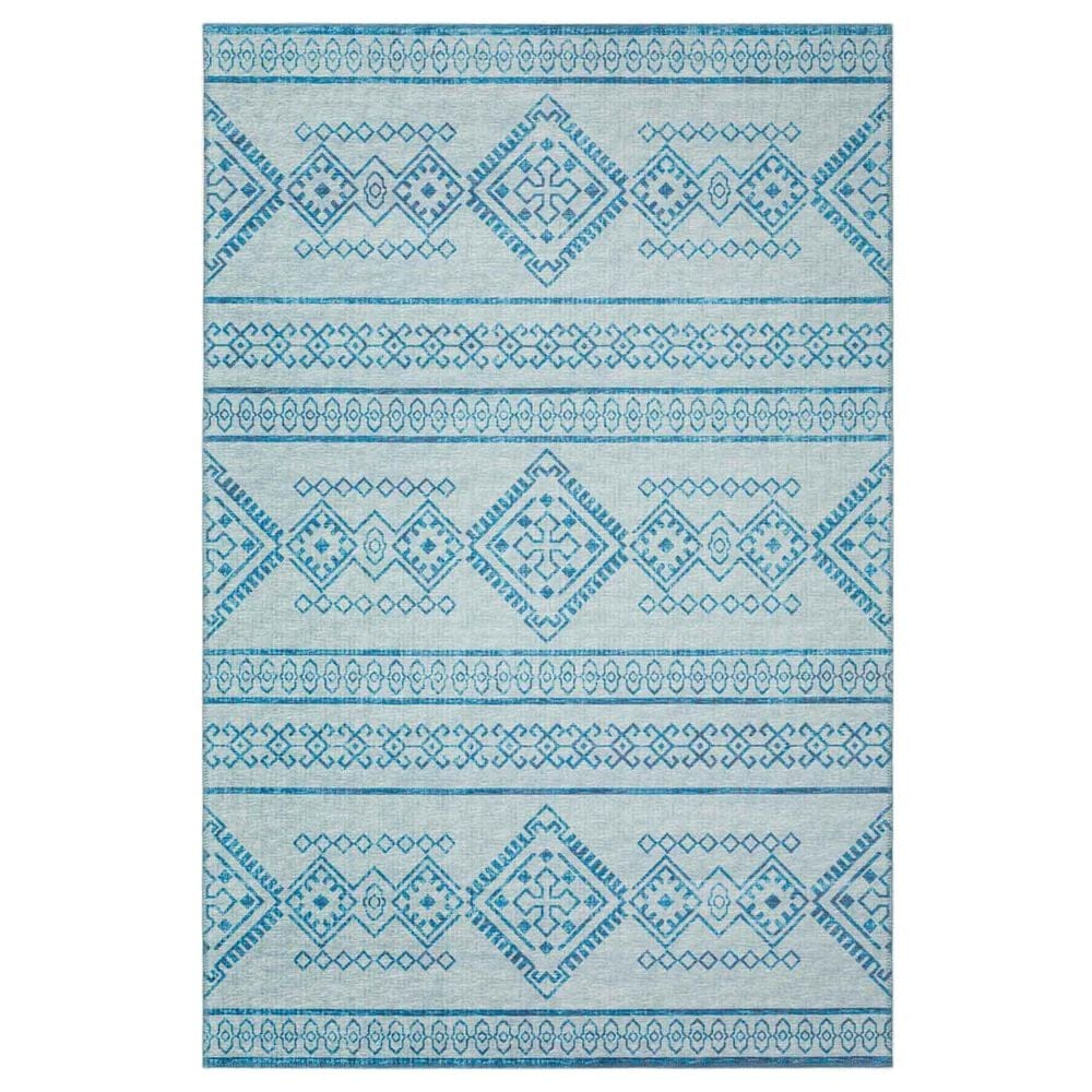 Dalyn Rug Company Sedona 10" Round Sky Indoor/Outdoor Area Performance Rug, , large