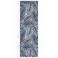 Nourison Aloha ALH18 2" x 6" Ivory and Navy Indoor/Outdoor Runner, , large