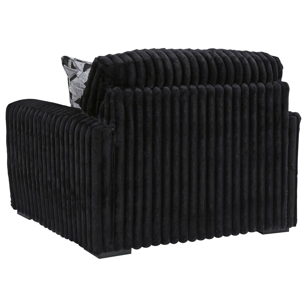 Ashley Midnight-Madness Chair and a Half in Onyx, , large