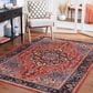 Safavieh Riviera RIV138Q 8"9" x 12" Red and Blue Area Rug, , large