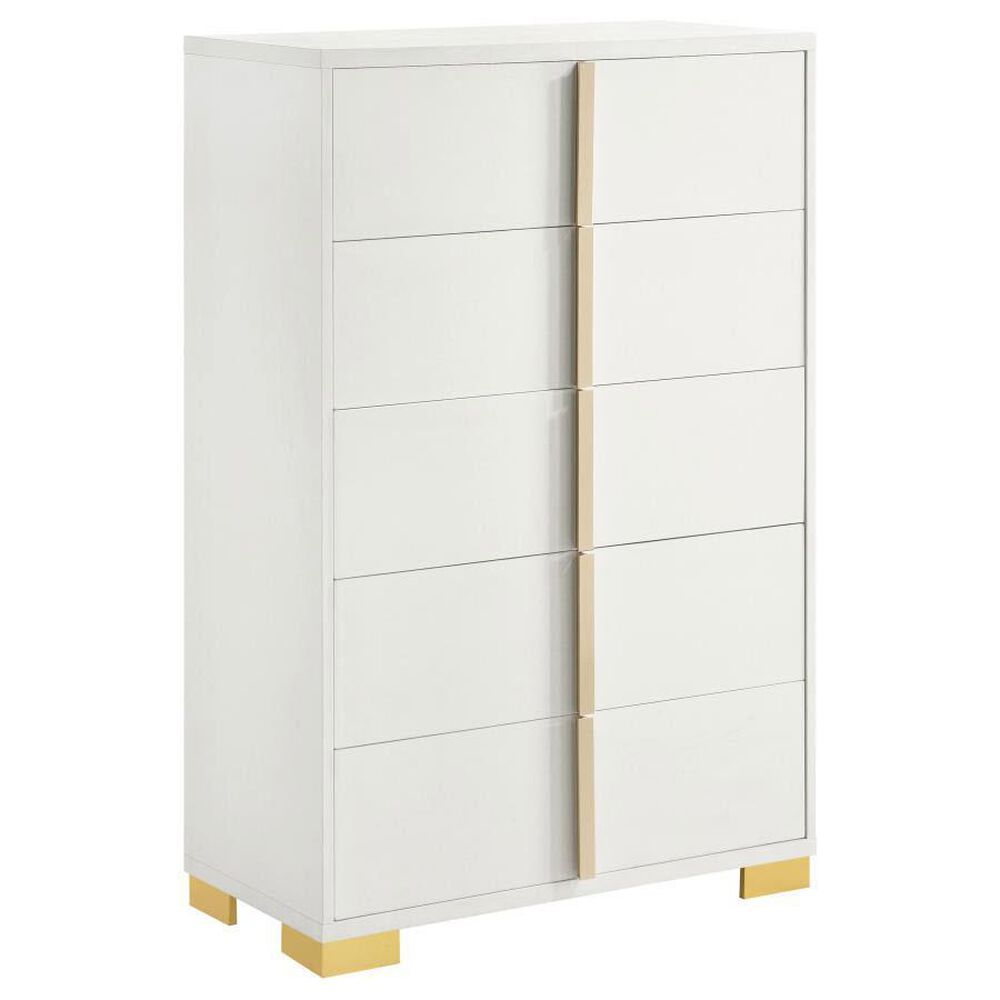 Pacific Landing Marceline 3-Piece Queen Bedroom Set in White, , large