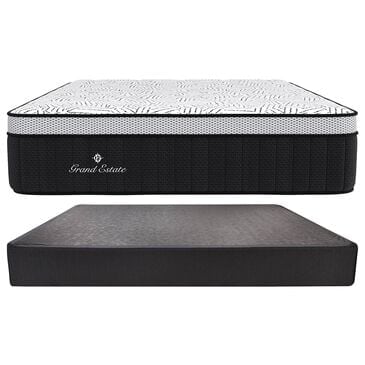 Grand Estate 500 Firm Full Mattress with High Profile Box Spring, , large