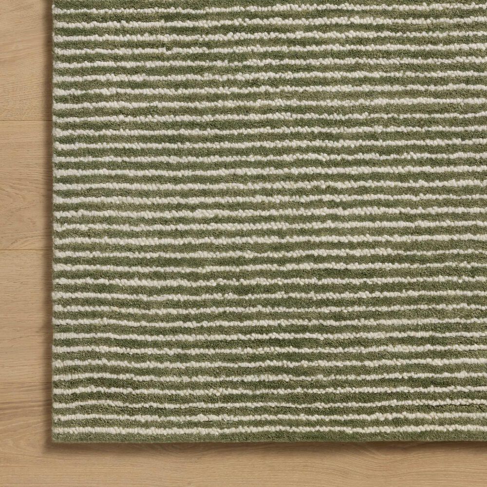 Loloi Sunday 5&#39; x 7&#39;6&quot; Olive and Ivory Area Rug, , large