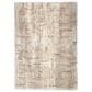 Nourison Dreamy Shag 6"7" x 9"2" Ivory and Beige Area Rug, , large
