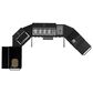 Forno All"Aperto 4-Piece Outdoor Kitchen Grill Set with Bar and Beverage Center in Black, , large