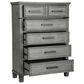 Ashley Russelyn 5 Drawer Chest in Gray, , large