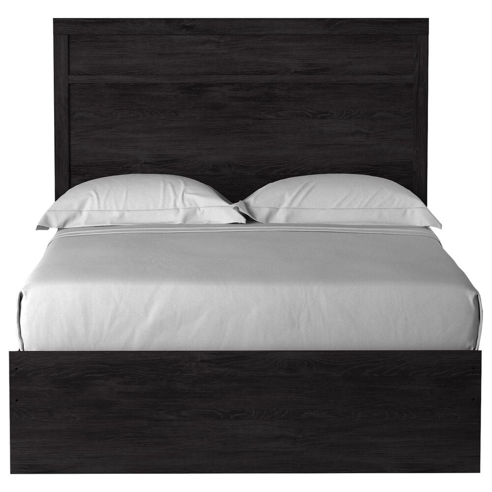 Ashley Belachime 3 Piece Full Panel Bedroom Set in Dark Charcoal, , large
