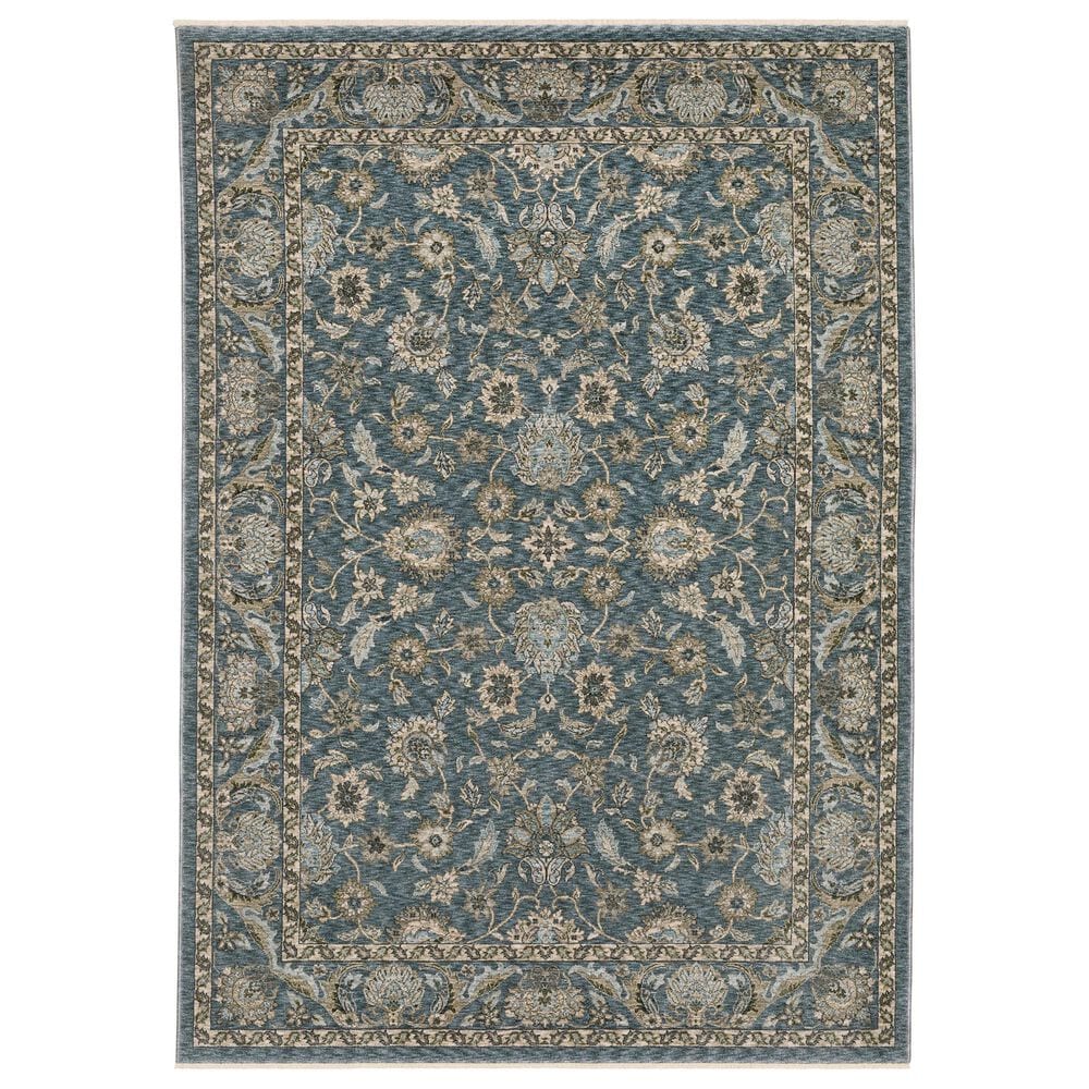 Oriental Weavers Aberdeen 2"3" x 7"6" Blue Runner, , large