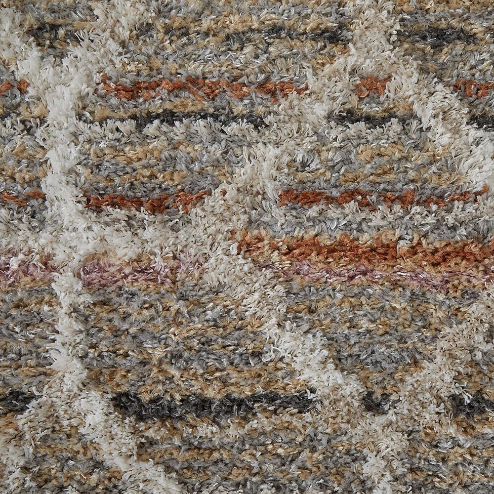 Feizy Mynka 5&#39; x 8&#39; Beige and Multicolor Area Rug, , large