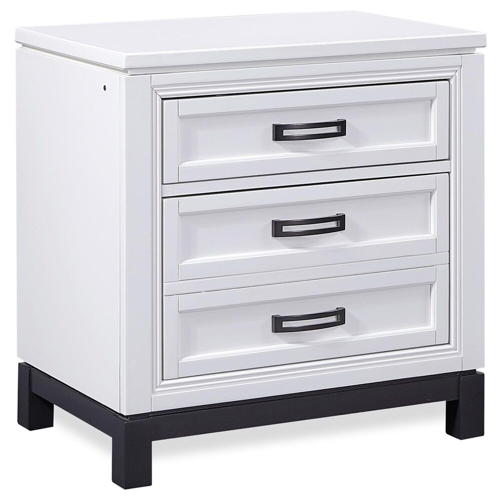 Riva Ridge Hyde Park 2 Drawer Nightstand in White, , large