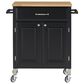 Homestyles Dolly Madison Kitchen Cart in Black, , large