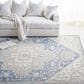 Safavieh Micro-Loop MLP503M 9" x 12" Blue and Ivory Area Rug, , large