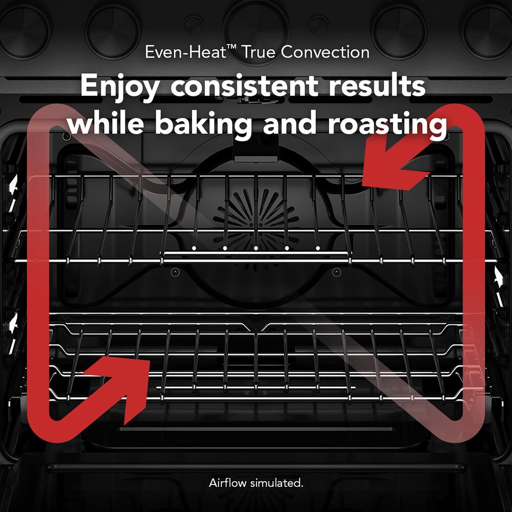 KitchenAid 36" Commercial Dual Fuel Range in Black Ore, , large