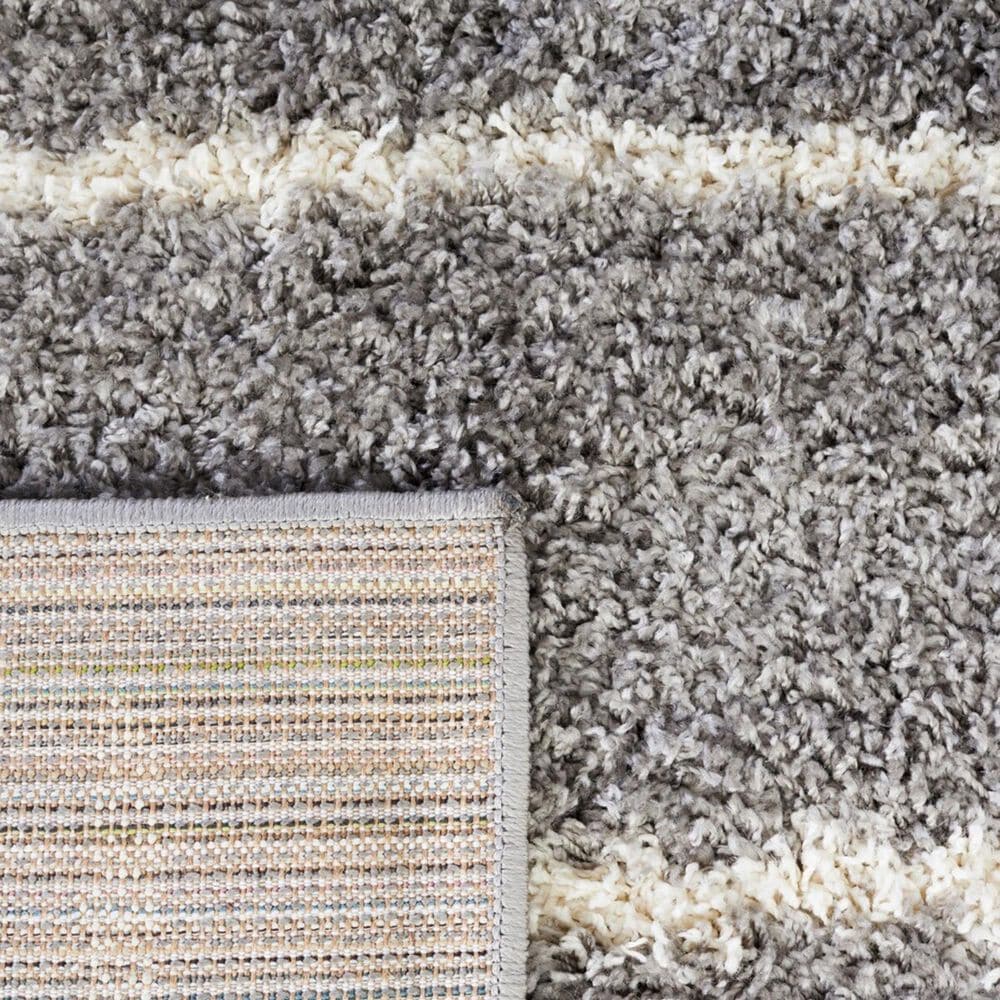 Safavieh Venus Shag VNS604J 2&#39;2&quot; x 8&#39; Grey and Ivory Runner, , large