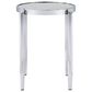 HOMLUX Abbe End Table in Chrome, , large