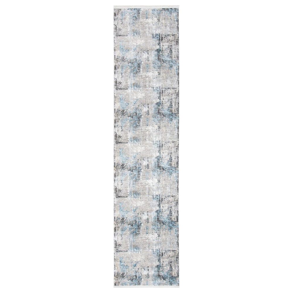 Safavieh Dream DRM422F 2" x 8" Grey and Blue Runner, , large