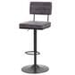 Ashley Strumford Tall Swivel Barstool with Gray Seat in Black, , large