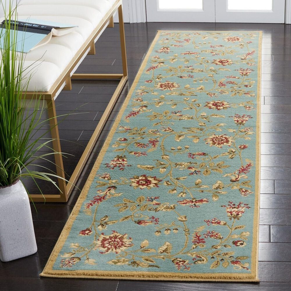 Safavieh Lyndhurst LNH552 2&#39;3&quot; x 16&#39; Blue and Multicolor Runner, , large