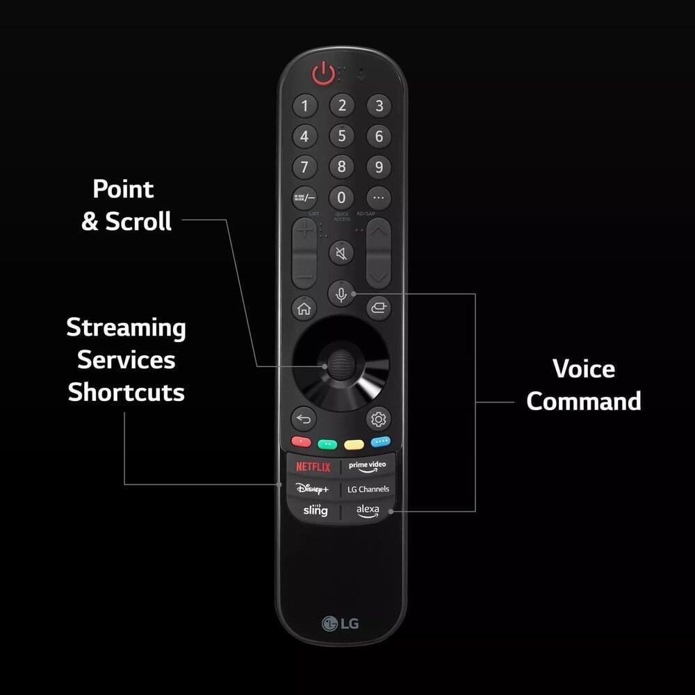 LG 77&quot; Class C4 4K OLED Evo - Smart TV with 3.1.3 Channel Sound Bar and Wireless Subwoofer in Black, , large