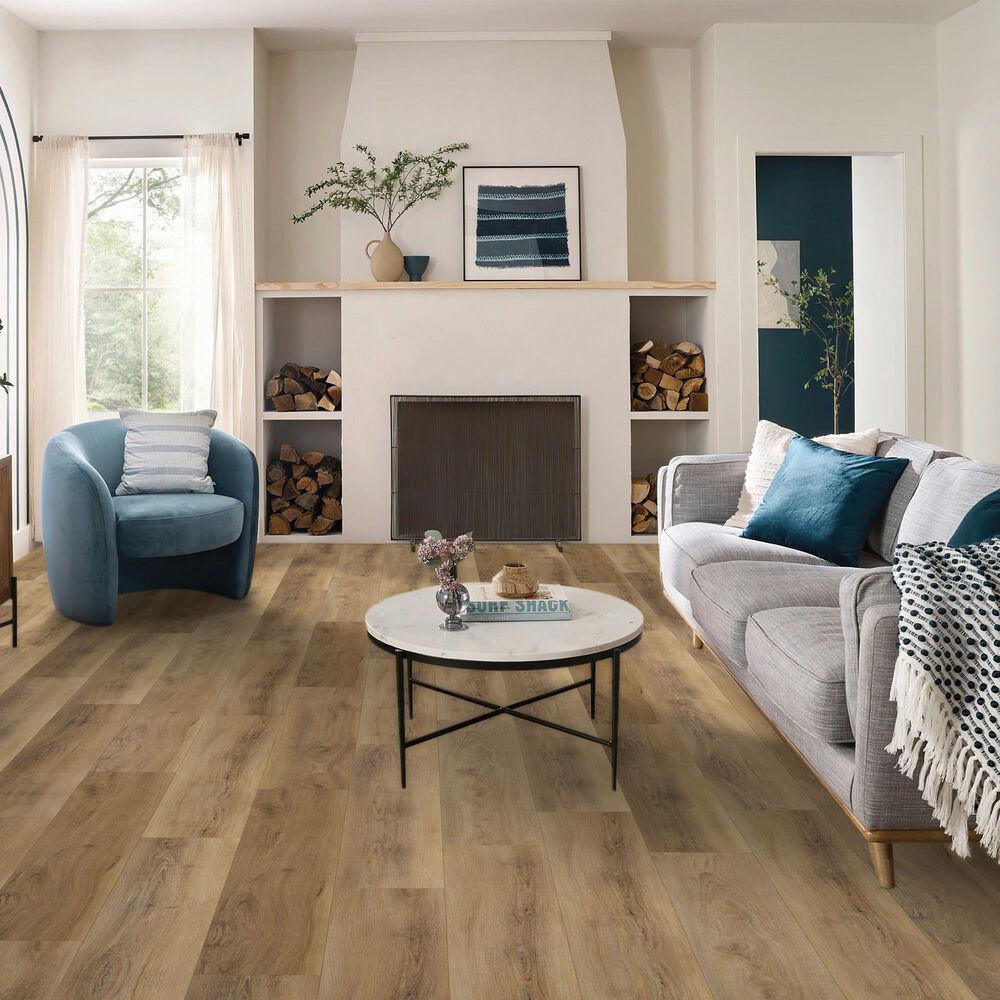 US Floors Originals Enhanced Saffron Pecan 9" x 72" Luxury Vinyl Plank, , large