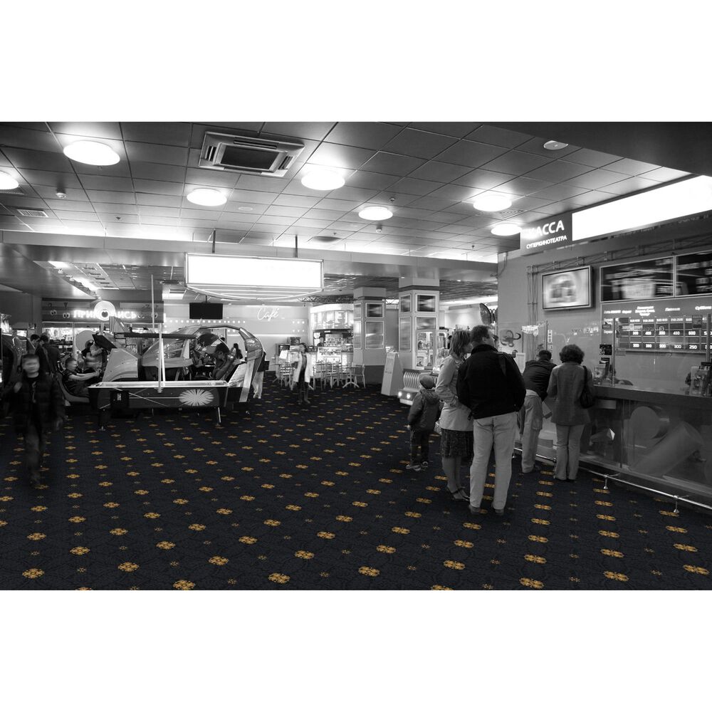 Milliken Brand Code Fort Wood Rough Rider Carpet in Black, , large