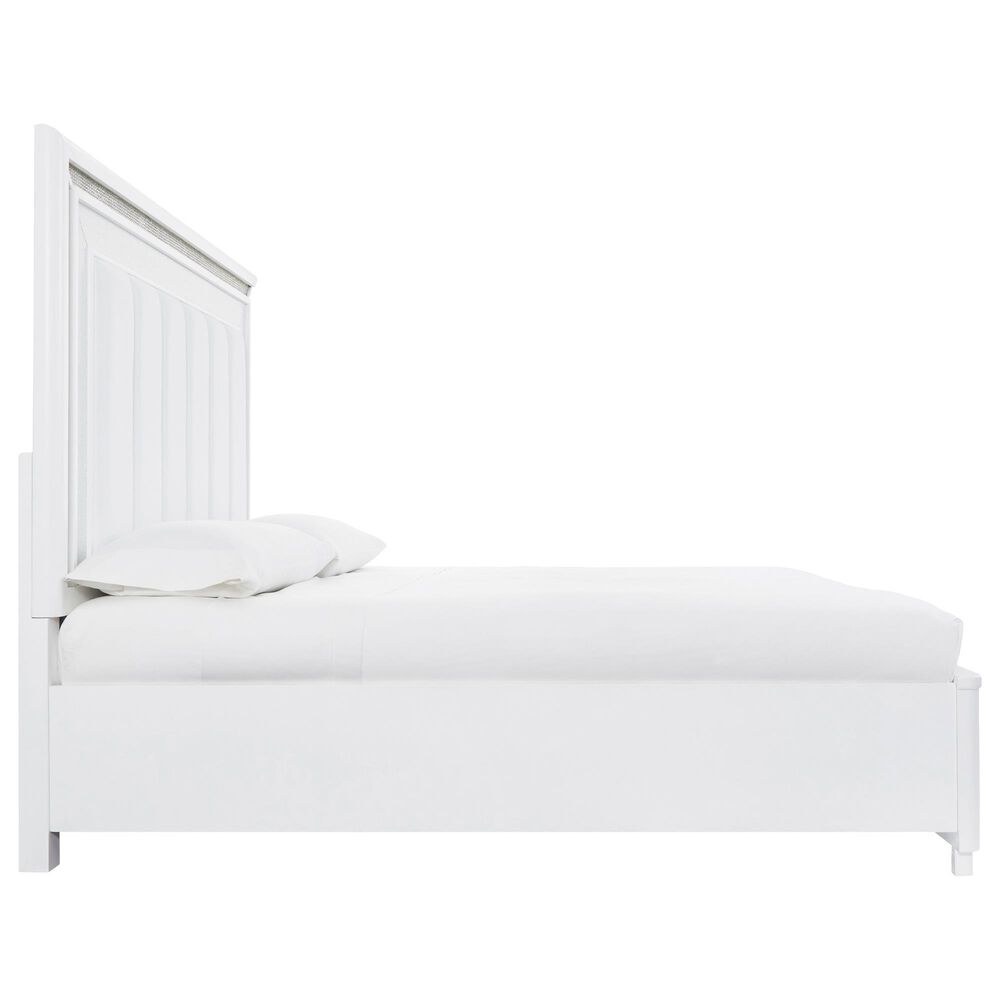 Millenium Chalanna 4-Piece California King Bedroom Set in White Lacquer, , large