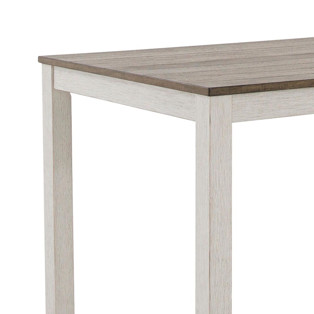 Ashley Skempton 7-Piece Counter Height Dining Set in White and Light Brown, , large