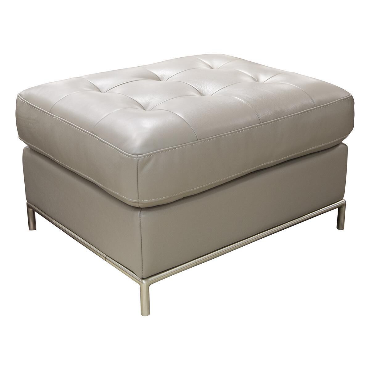 Natuzzi ottoman leather sale