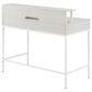 Valor Living Contempo Writing Desk with Shelf Hutch in White Oak and White, , large