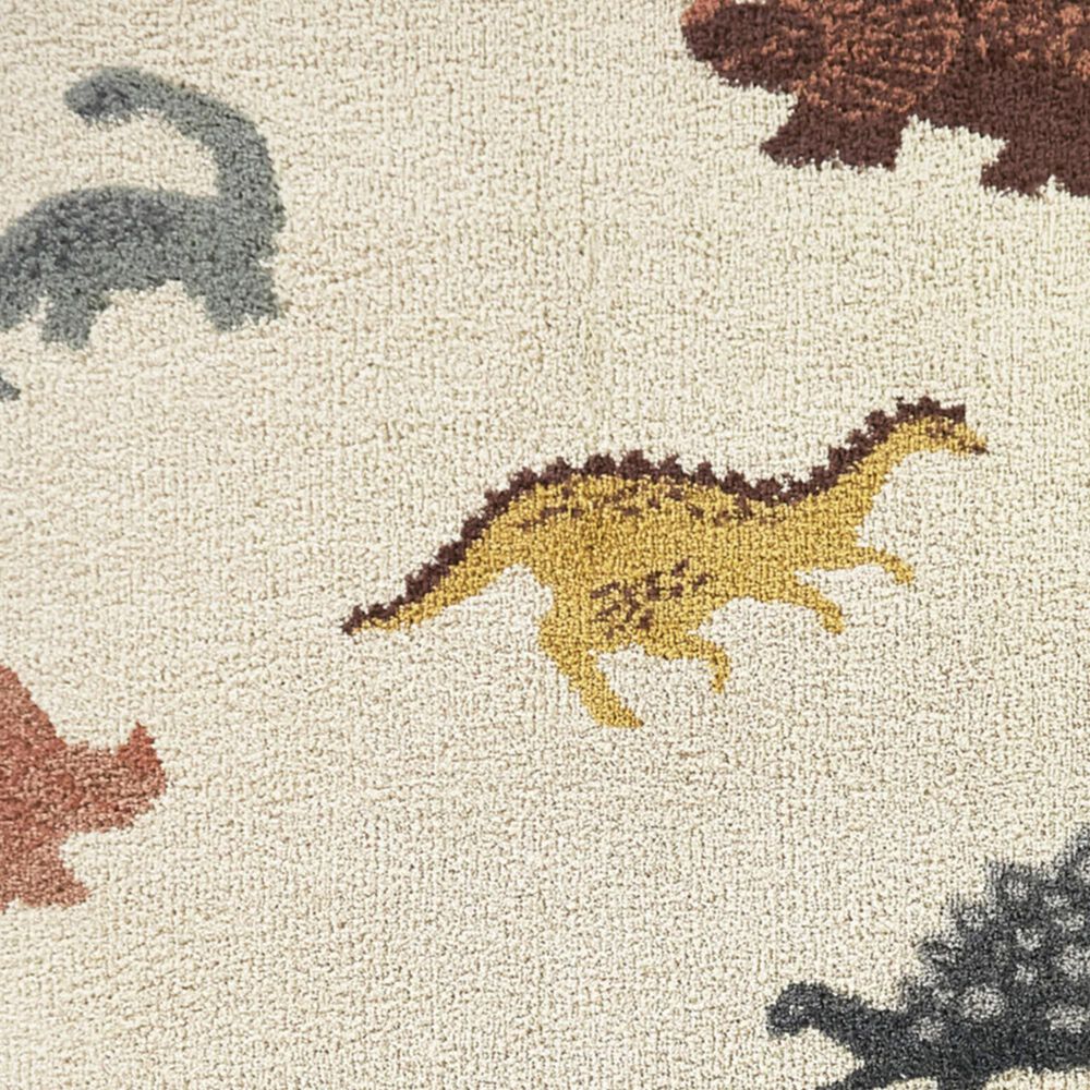 Balta Rugs Dinosaur Cream 5' 3" x 7' Area Rug, , large