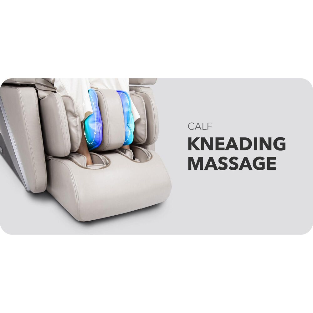 Osaki Ador 3D Allure Zero Gravity Voice Activated Massage Chair in Taupe, , large