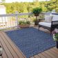 Dalyn Rug Company Laidley 10" x 14" Navy Indoor/Outdoor Area Rug, , large