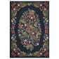 Rifle Paper Co. x Loloi Perennial Blossom 6"7" x 9"4" Navy Area Rug, , large