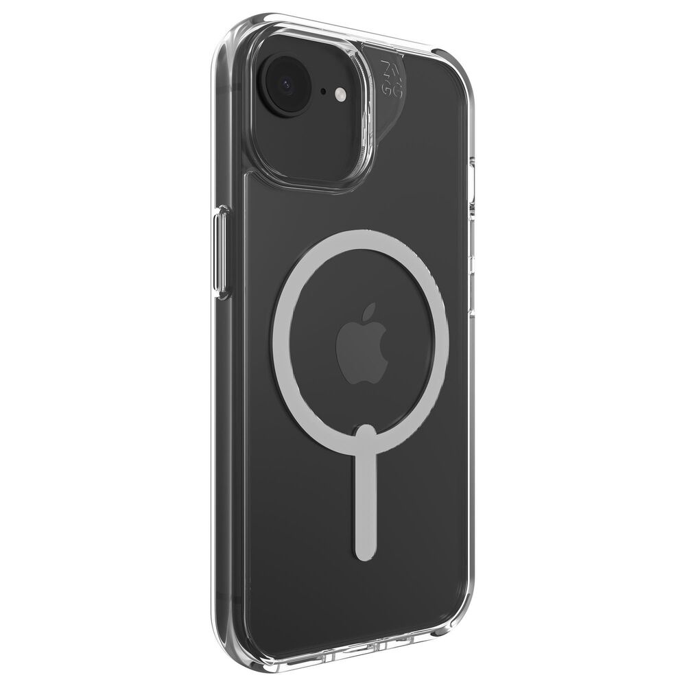 Zagg Crystal Palace Snap MagSafe Case for Apple iPhone 16e/15/14/13 in Clear, , large