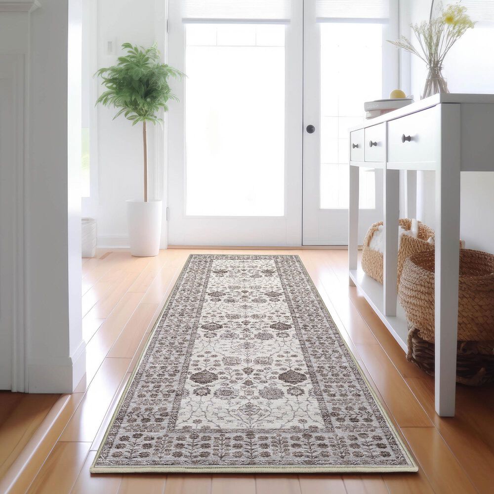 Dalyn Rug Company Hatay HY8 2&#39;3&quot; x 7&#39;6&quot; Ivory Runner, , large