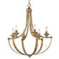 Golden Lighting Victoria 6-Light Chandelier in Heirloom Gold, , large