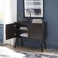Ashley Orinfield Accent Cabinet in Dark Brown with Goldtone Door Pulls, , large
