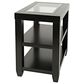 Waltham Urban Icon Chairside Table in Polished Black, , large