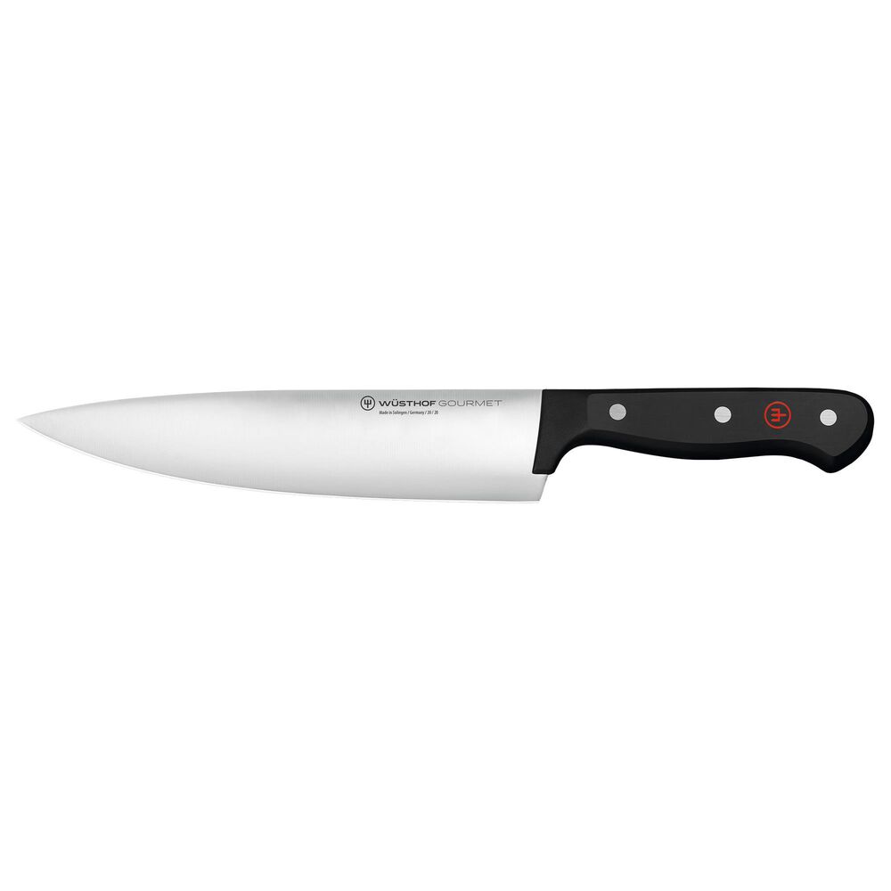 Wusthof Gourmet 8" Chef"s Knife in Stainless Steel and Black, , large