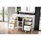 James Martin Vanities Addison 48" Single Bathroom Vanity in Glossy White with 3 cm Arctic Fall Solid Surface Top and Rectangular Sink, , large