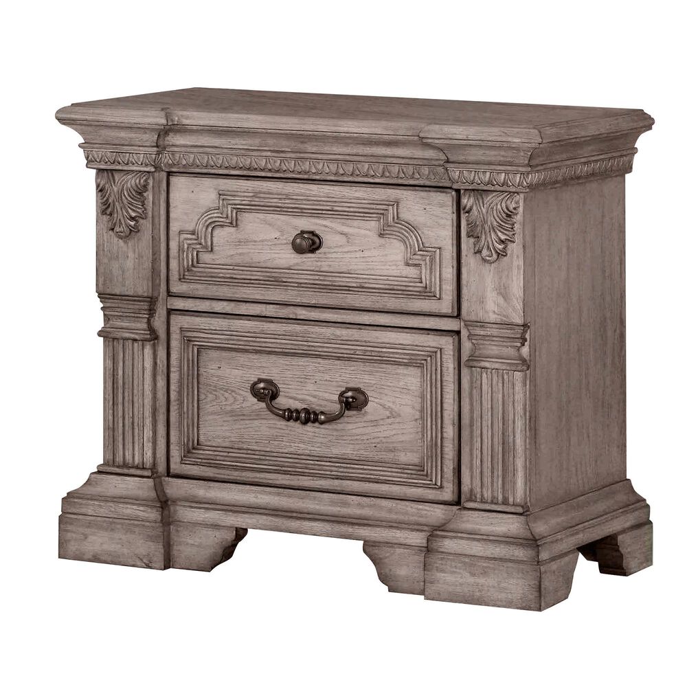 Sasha Lee 5-Piece Queen Storage Bedroom Set in Light Taupe, , large