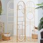 Maple and Jade Room Divider Screen in Matte Gold, , large