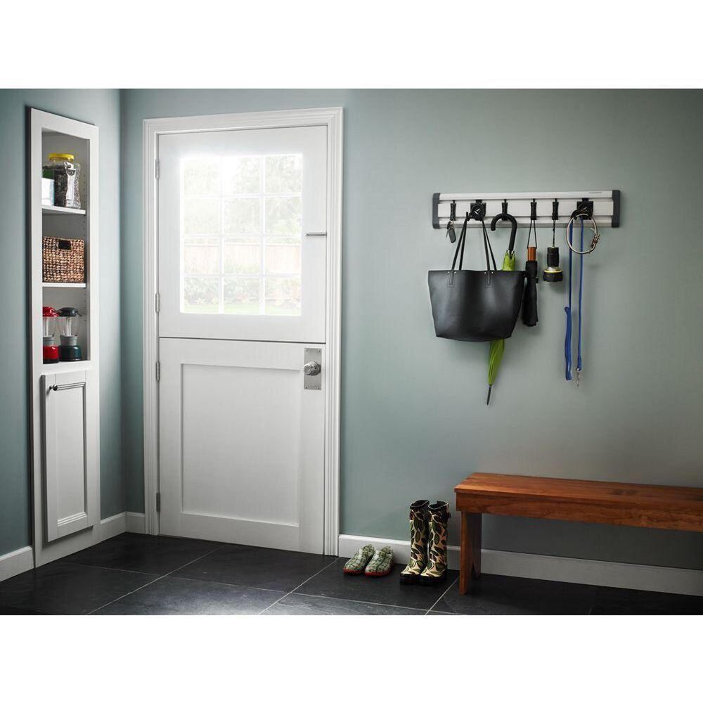 Gladiator 32&quot; L GearTrack Garage Track Storage System with 6-Hooks, , large